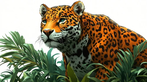 Stealthy Leopard in the Jungle