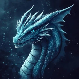 Azure Dragon Portrait