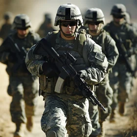 United States Army Soldiers on Patrol