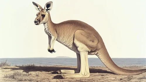 Kangaroo in Natural Habitat
