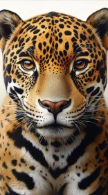 Jaguar's Gaze Captured in Stunning Detail