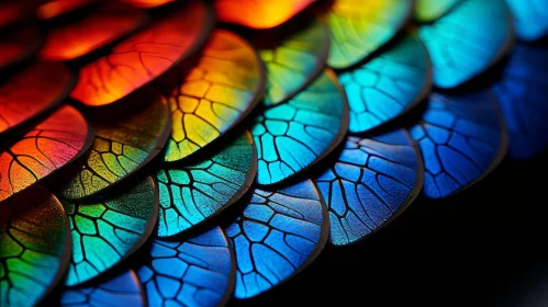 Colorful Butterfly Wings: An Abstract Exploration