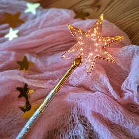 Glittering Star Wand Still Life