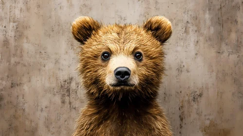 Detailed Bear Portrait Art