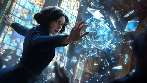 Enchantress Conjuring Glass Fragments