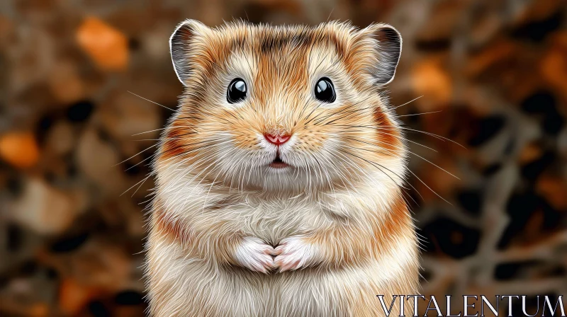 AI ART Hamster Image with Fluffy Details