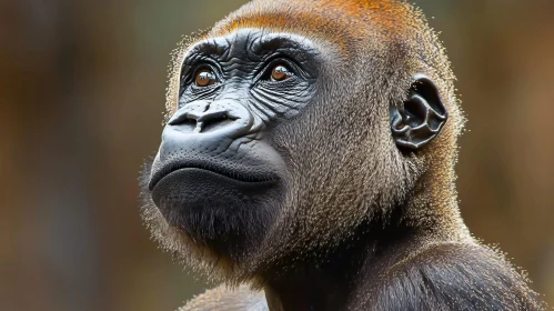 Monkey Close-up Portrait