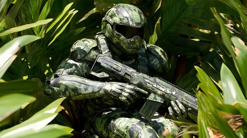 Jungle Warrior: Camo Armor