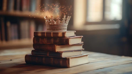 Vintage Books and Regal Crown