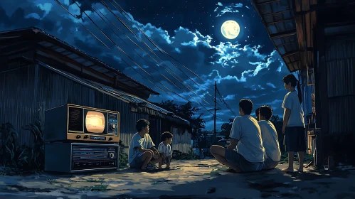 Moonlit Night: Childhood Memories