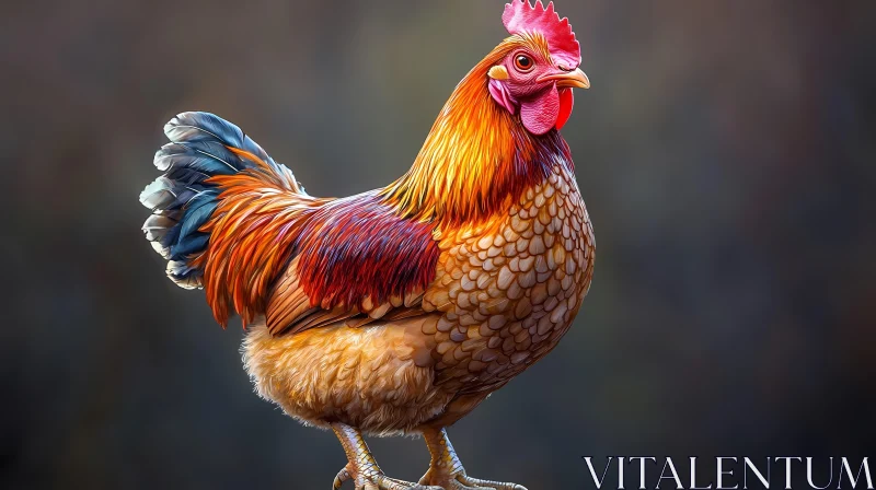 AI ART Colorful Poultry Photography