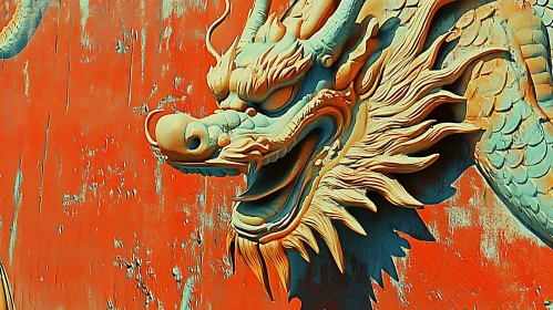 Weathered Dragon Art - Cultural Icon