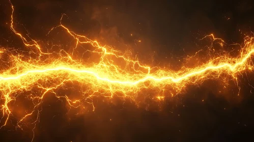 Glowing Electric Spark Pattern