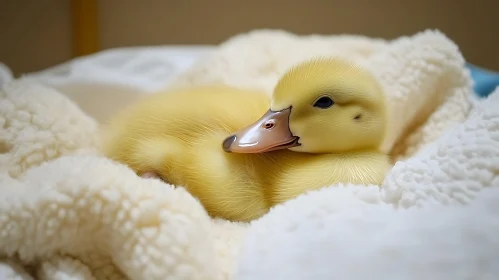 Yellow Duckling Portrait