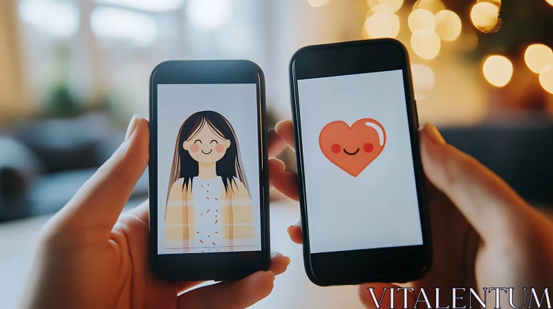 AI ART Digital Romance: Smartphones and Dating