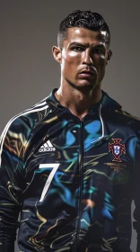 Portrait of Cristiano Ronaldo