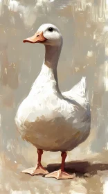 Serene Duck Artwork
