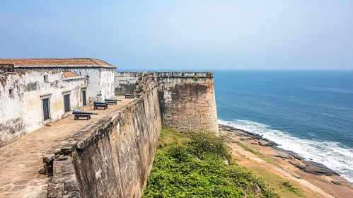 Coastal Fort with Cannons