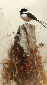 Serene Avian Beauty in a Natural Setting