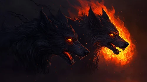 Wolves in Fire and Darkness