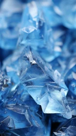 Blue Ice Fragments: An Icepunk-Inspired Artistic Display