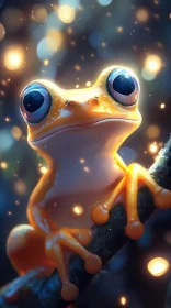 Whimsical Forest Frog