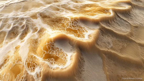 Golden Hue Waves