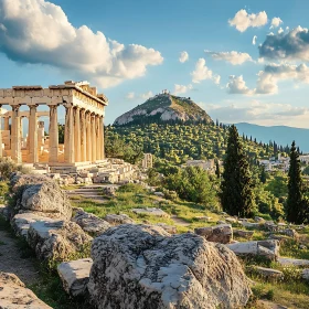 Parthenon Ruins in Athens