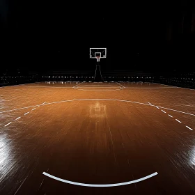 Empty Basketball Arena