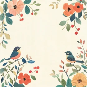 Birds Among Blossoms