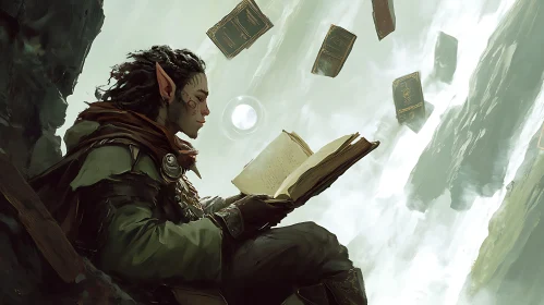 Enchanting Elf Lost in Literature