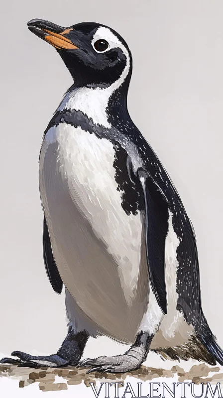 Penguin Artwork AI Image