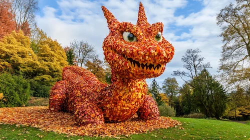 Leaf Dragon Sculpture