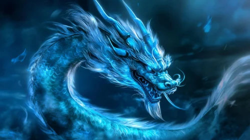 Azure Dragon in the Night