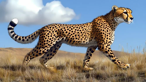 Wild Cheetah in Natural Habitat
