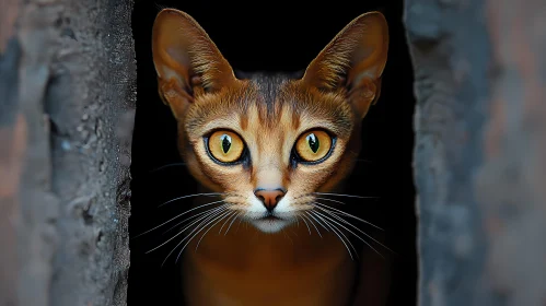 Golden-Eyed Feline