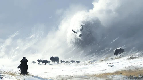 Snowy Mountain Expedition with Yaks