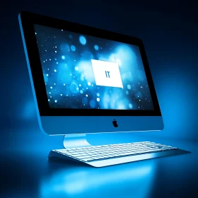 Elegant Computer with IT Graphic