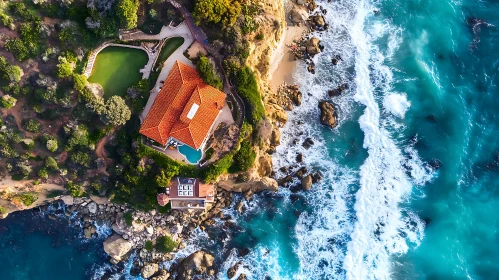 Coastal Villa Overlooking Azure Sea