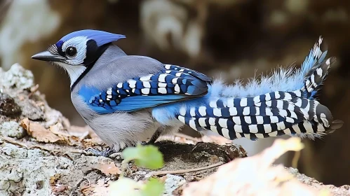 Striking Blue Jay in Natural Light