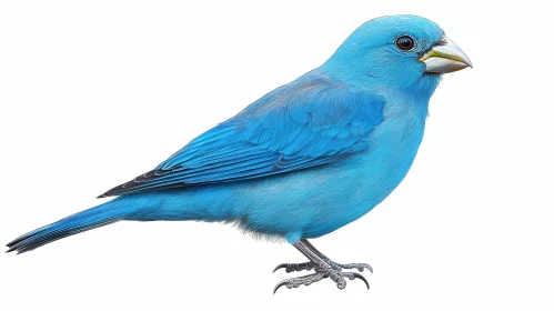 Detailed Bluebird Illustration