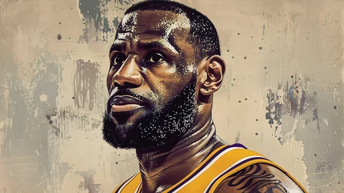 LeBron James Inspirational Portrait