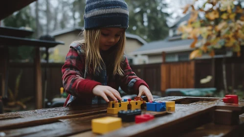 A rainy day of building blocks