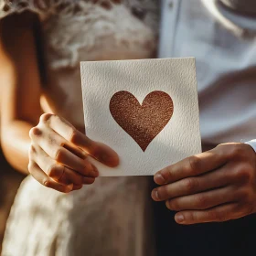 Love Card Held by Couple