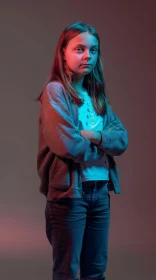 Greta Thunberg Studio Portrait