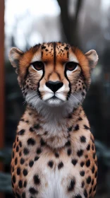 Majestic Cheetah Close-Up Shot