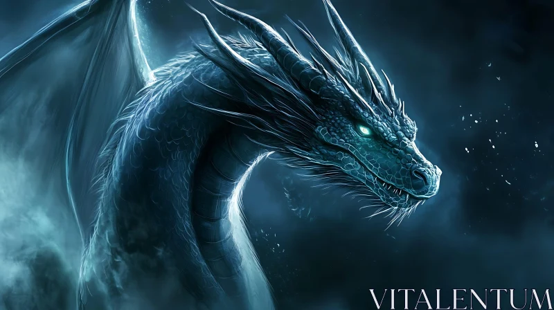 AI ART Fantasy Dragon Portrait