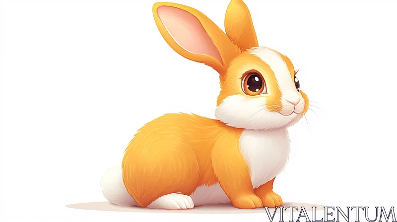 Charming Rabbit Art AI Image