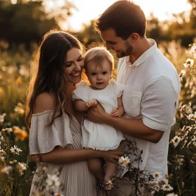 Golden Hour Family Portrait