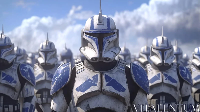 Squadron of Armored Troopers AI Image